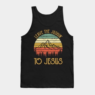 Vintage Christian Leave The Judgin' To Jesus Tank Top